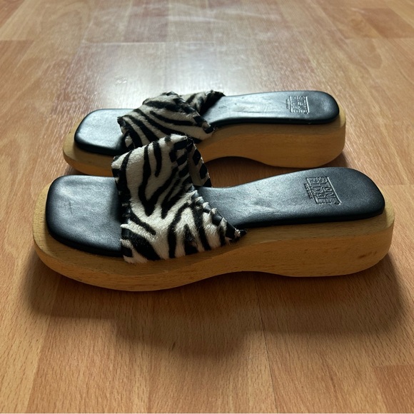 Y2K wooden slides / sandals - Picture 3 of 15